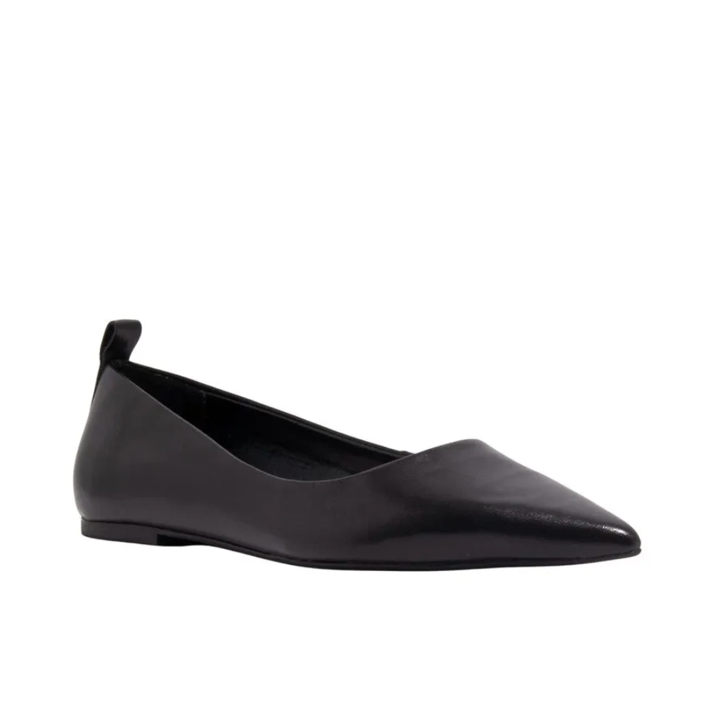 Sapatilha Couro Nobre Soft Preto Bico Fino - Santa Lolla - Imagem 2