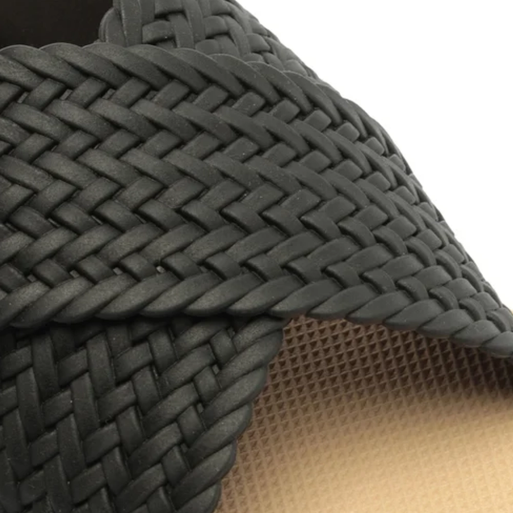Chinelo Tiras Cruzadas Pop Flatform Preta - AnaCapri - Imagem 4