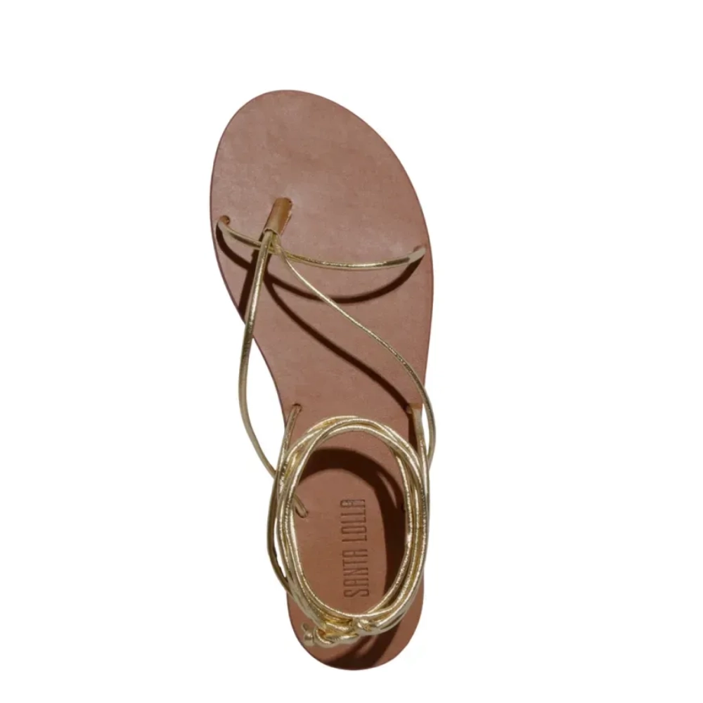 Sandalia Metallic Soft Ouro - Santa Lolla - Imagem 3