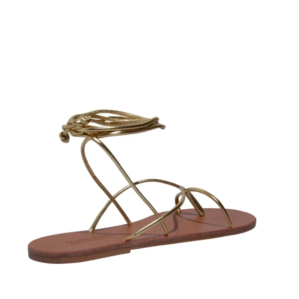 Sandalia Metallic Soft Ouro - Santa Lolla - Imagem 4