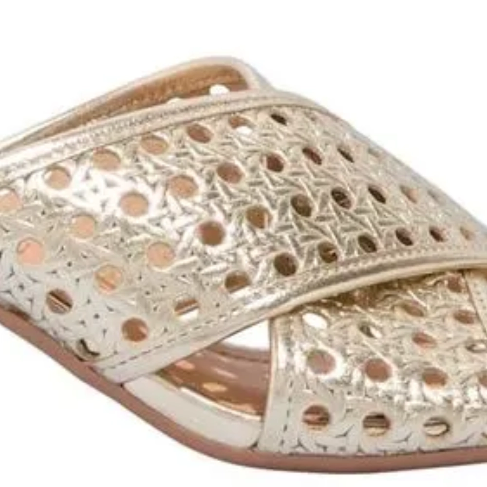 Tamanco Mule Couro Trisse Ouro Light - Santa Lolla - Imagem 2