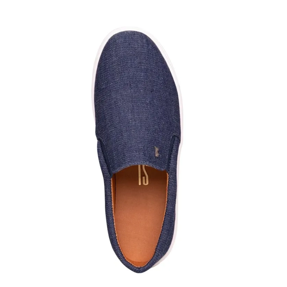 Tênis Slip on Azul Jeans - Santa Lolla - Imagem 3